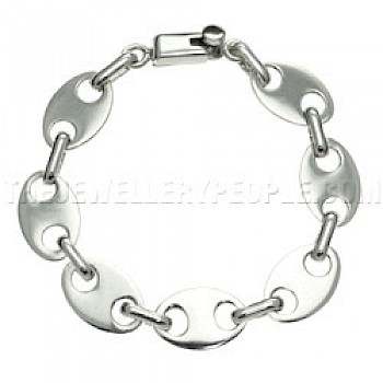 Figure-8 Silver Bracelet - Light