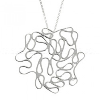 Flake Silver Pendant - PT250