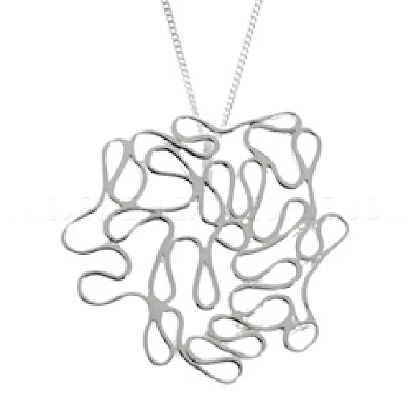 Flake Silver Pendant - PT250