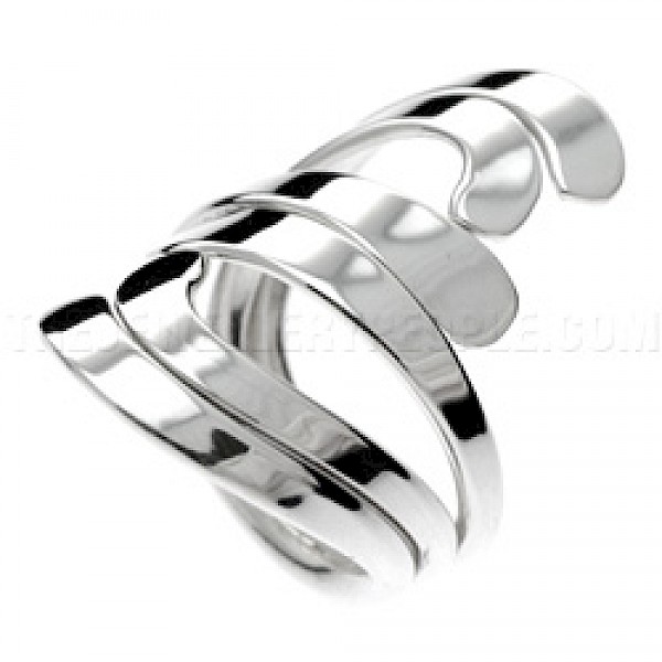 Flourish Silver Ring - RG074