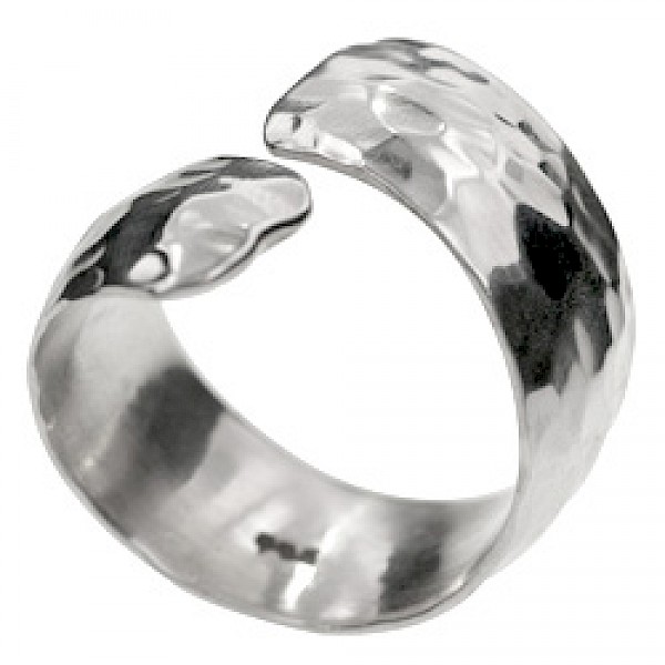 Hammered Adjustable Ring - RG211