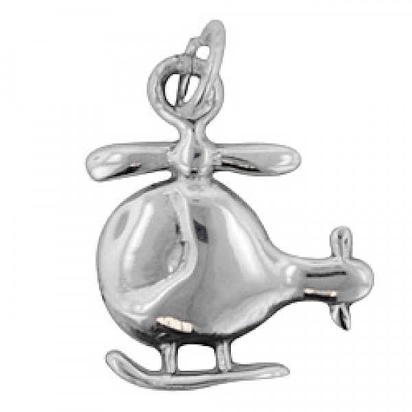Helicopter Silver Charm