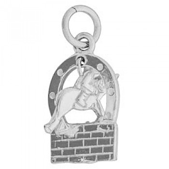 Jumping Horse Silver Charm - 2470