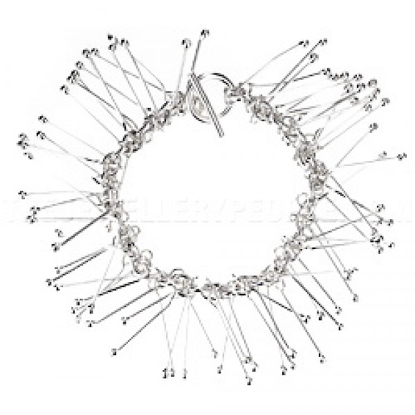 Icicles Silver Bracelet - Long Icicles
