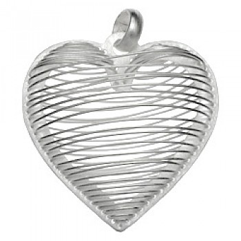 Wire Heart Pendant