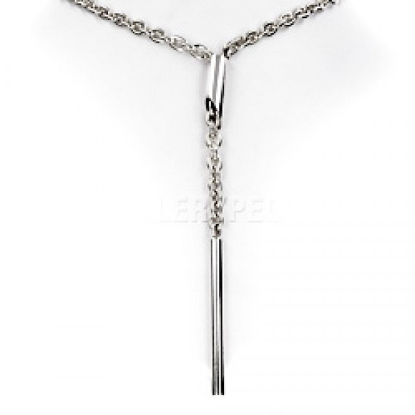 Lariat Silver Necklace