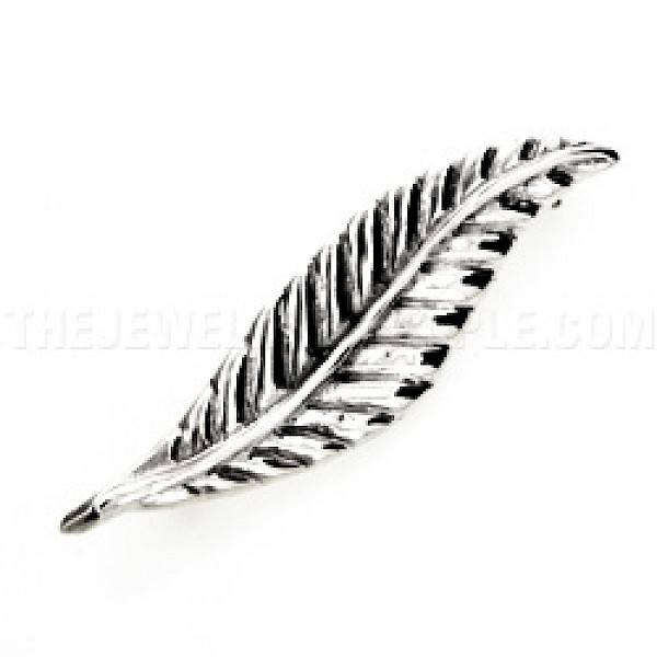 Leaf Silver Brooch