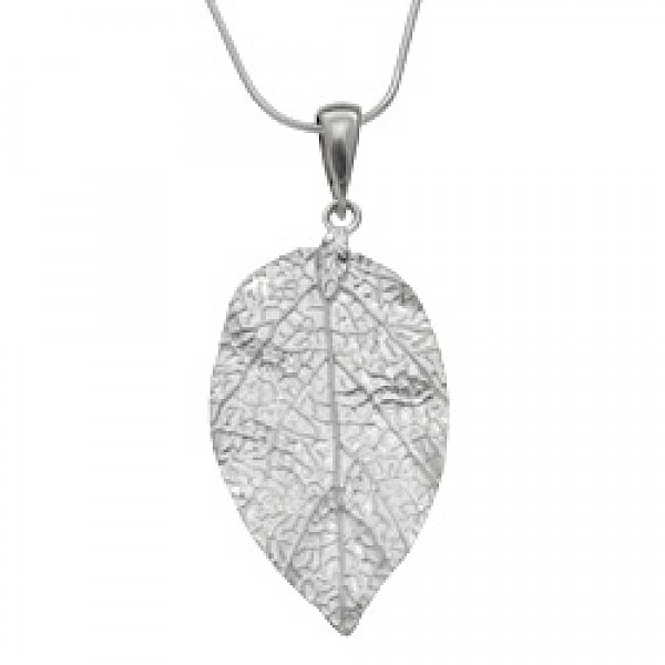 Leaf Silver Pendant - PT566