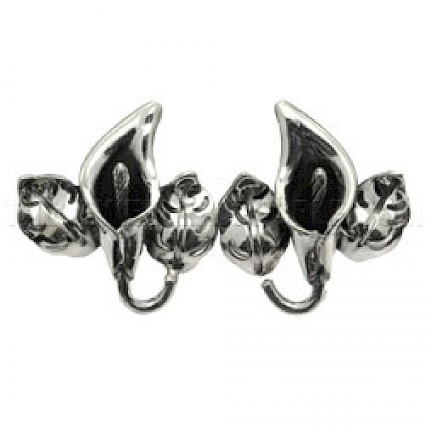 Lily Silver Earrings - 27mm Long