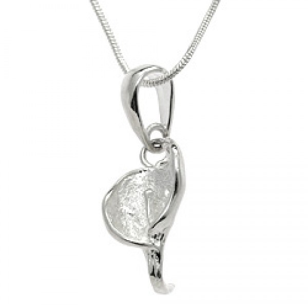 Lily Silver Pendant - 32mm Long - PL001